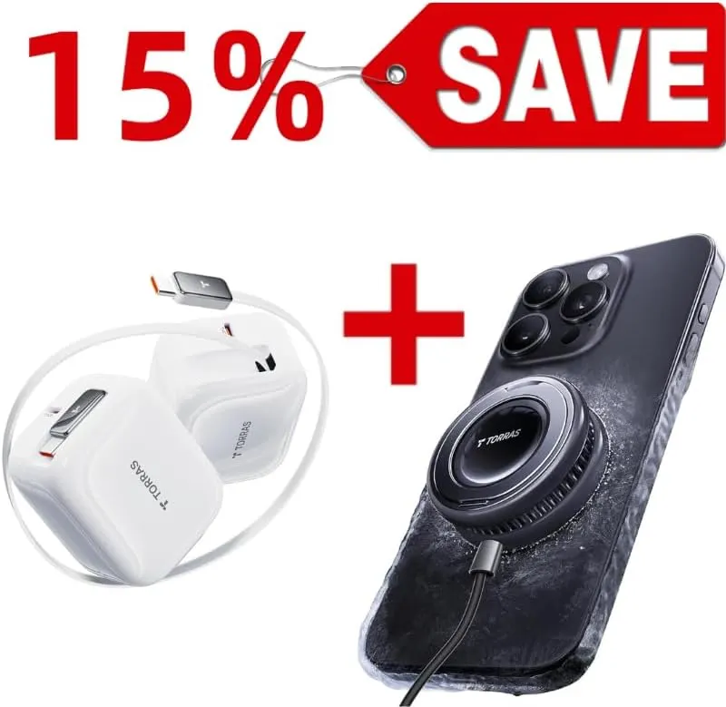TORRAS PolarCircle Qi2 Mag-Safe Charger & FlexLine
