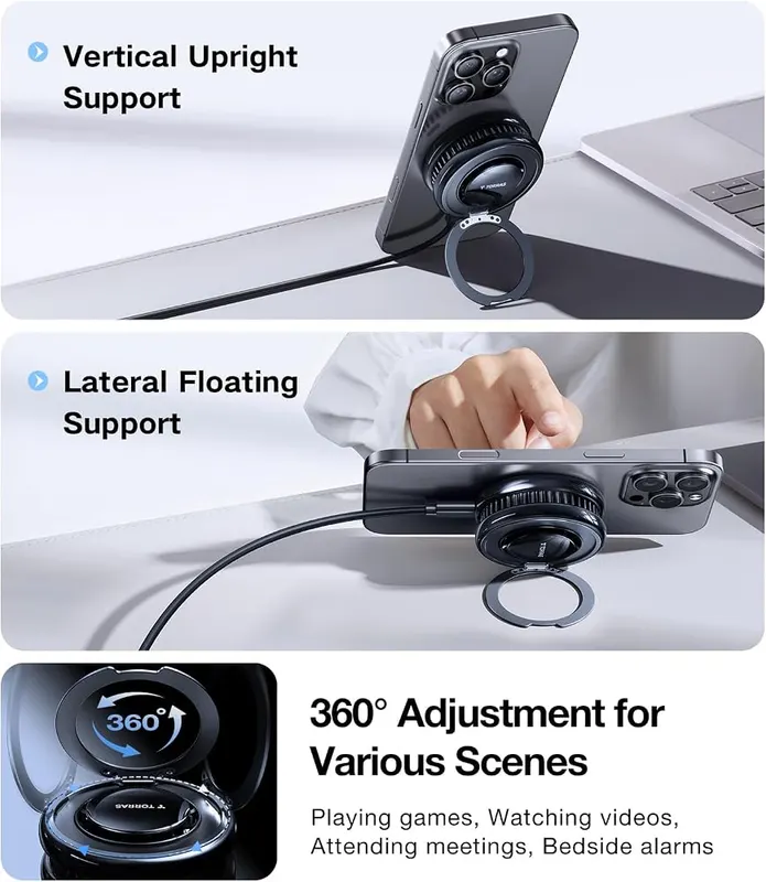 TORRAS PolarCircle Qi2 Mag-Safe Charger & FlexLine – product photo 7 of 9
