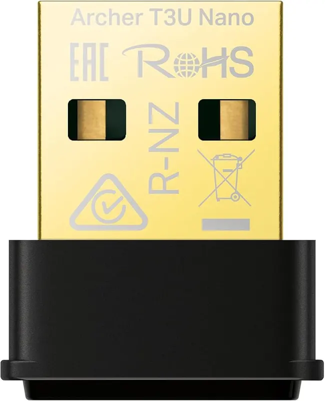 TP-Link Nano USB WiFi Adapter in Black,gold