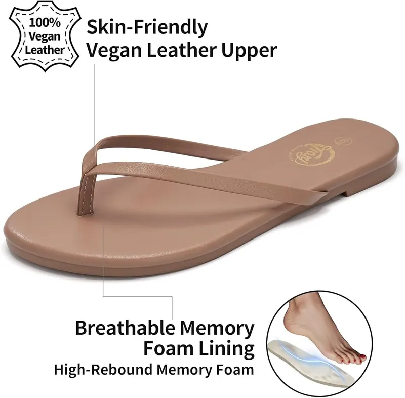 Trary Flip Flops – Durable Non-Slip TPR Sole