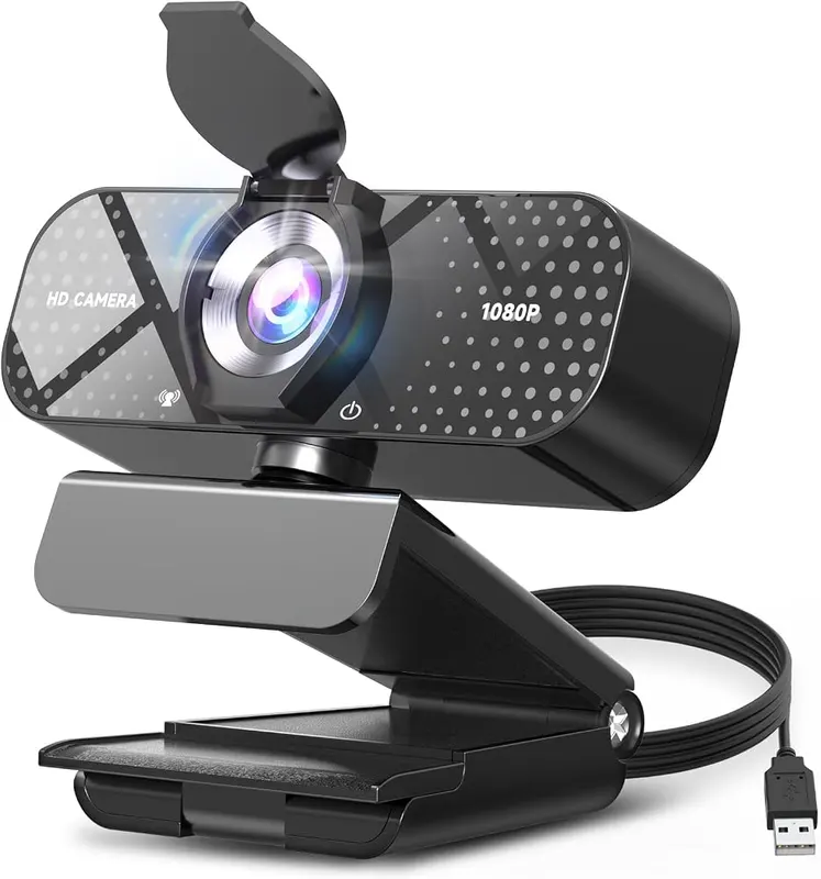 TRAUSI 1080P FHD Webcam in Sumi Black