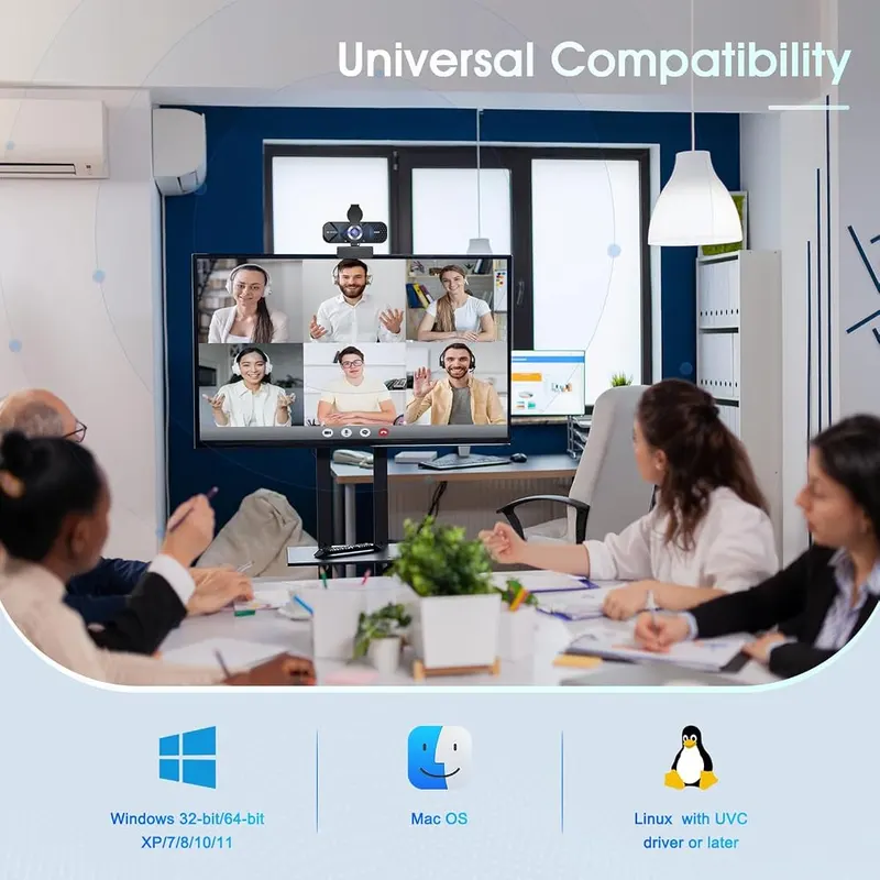 TRAUSI 1080P FHD Webcam – Eco-Friendly & Sustainable Design