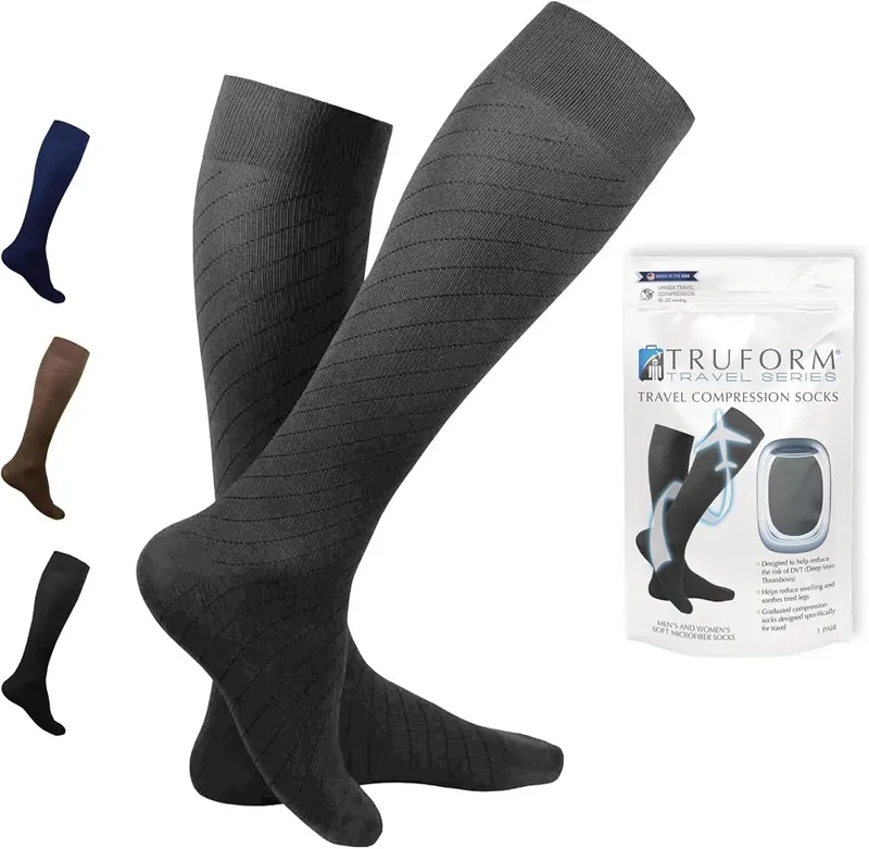 Truform Travel Compression Socks