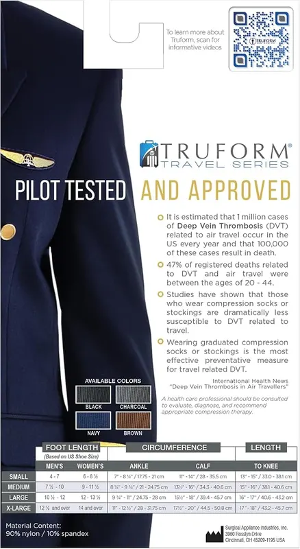Truform Travel Compression Socks – product photo 8 of 8