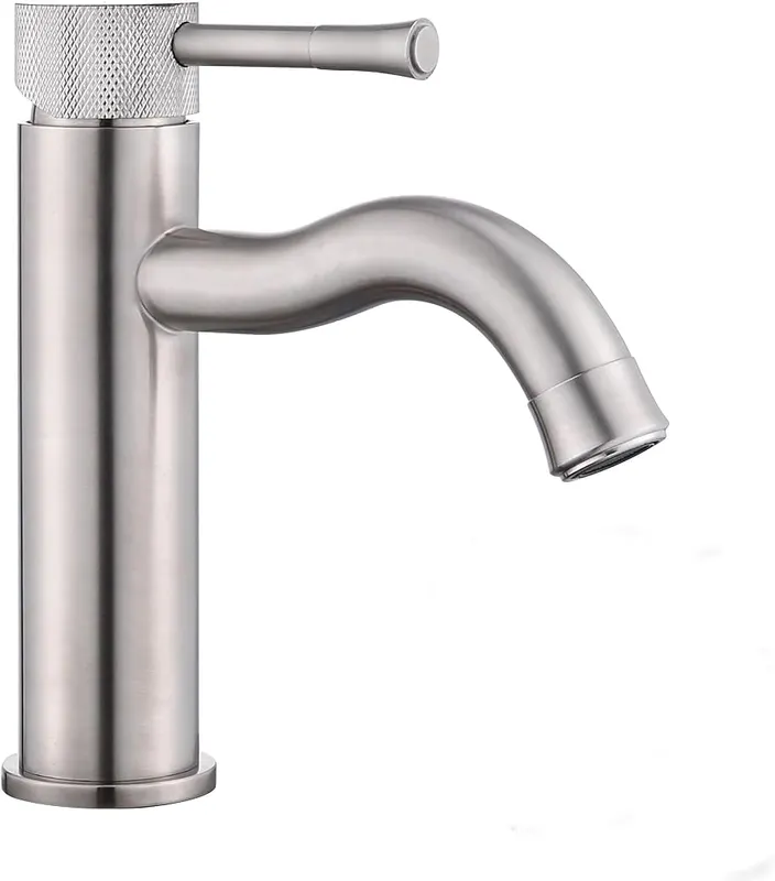 TRYSEA Brushed Nickel Bathroom Faucet in Brushed Nickel