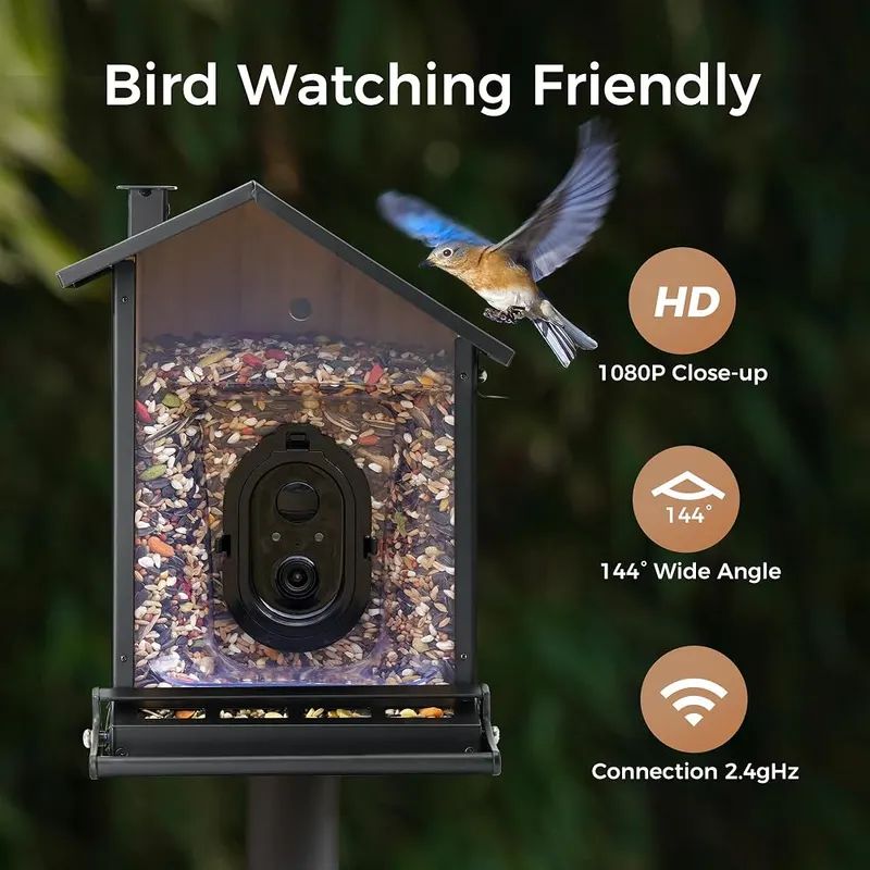 TT Nature Upgrade Squirrel-Proof Bird Feeder – 3.2 liter seed capacity