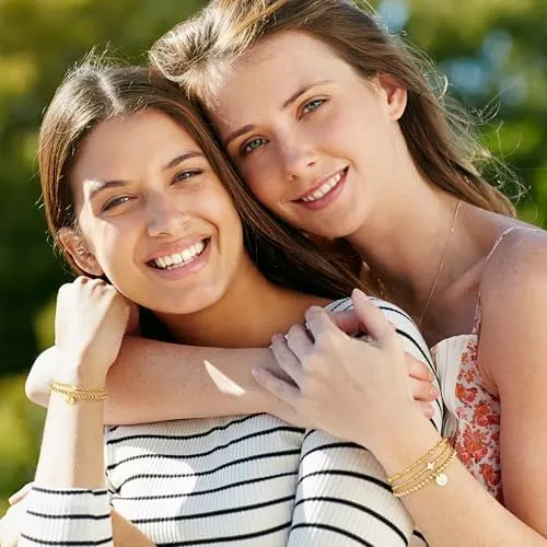 Turandoss Gold Cross Bead Bracelets Sets – product photo 8 of 8