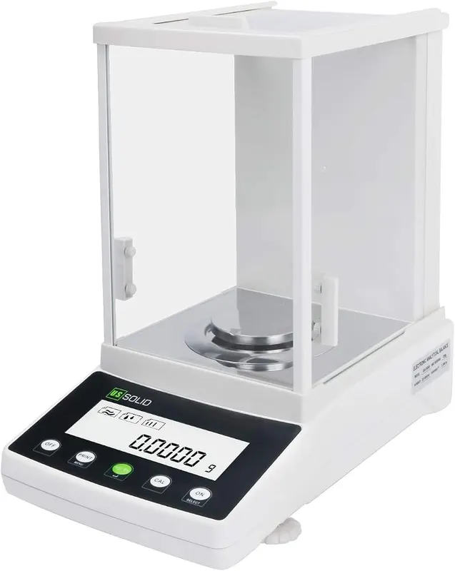 U.S. Solid 0.1mg Analytical Balance RS232