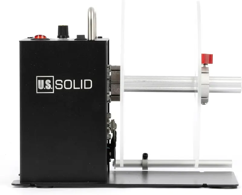 U.S. Solid Automatic Label Rewinder – Bidirectional label rewinding mechanism