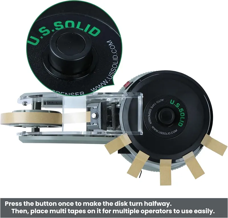 U.S. Solid Electric Tape Dispenser Zcut-2 Automatic Tape – Compatible with numerous material types