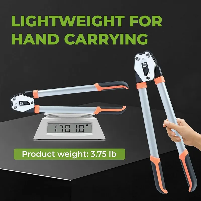 U.S. Solid Strapping Tools Sealer Manual Banding Tool – Fits one half to three quarter inch widths