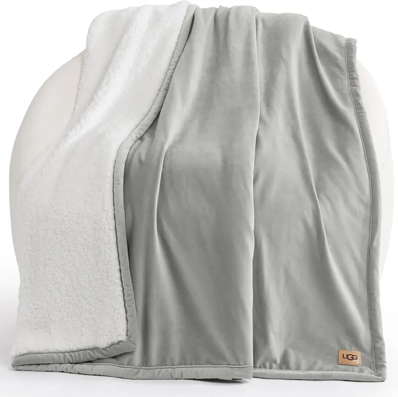UGG Bliss Fluffy Fleece Throw Blanket