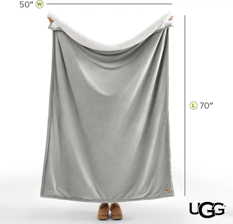 UGG Bliss Fluffy Fleece Throw Blanket – product photo 8 of 8