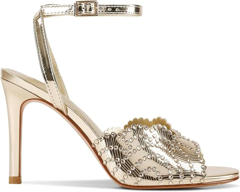 UJPFEO Rhinestone High Heel Sandals – Glamorous stiletto heel
