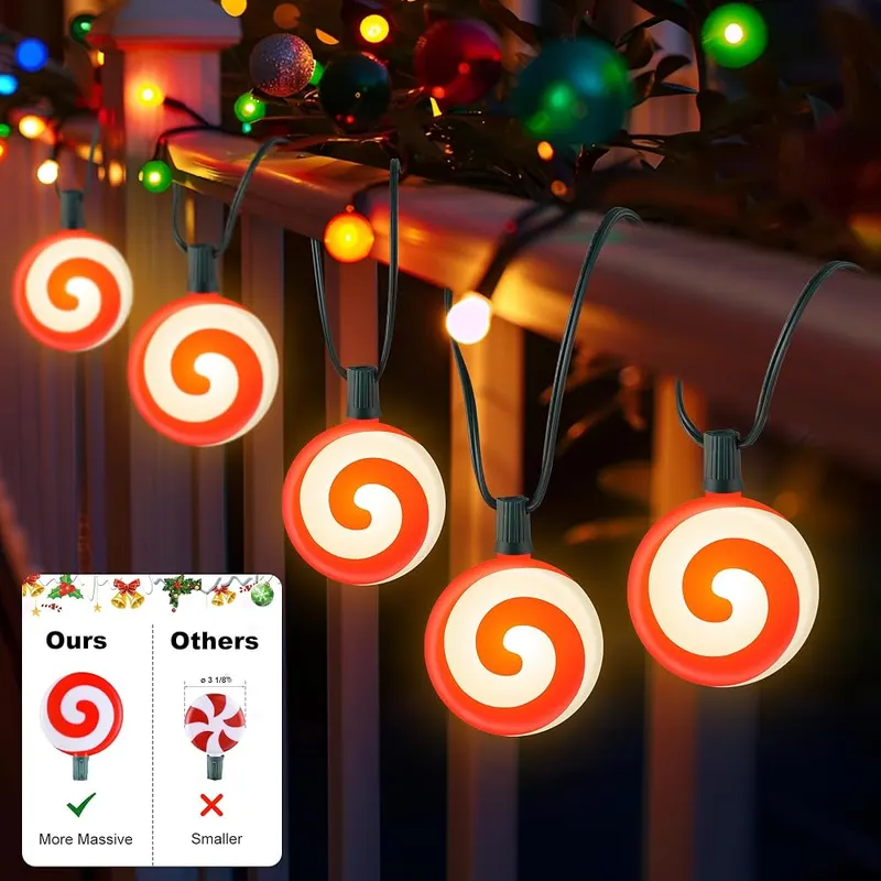 Ultimate Unicorn Christmas Decoration Lollipop Pathway Lights Red – Worthy Try