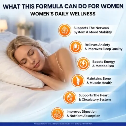UNcena Magnesium Complex – Added vitamin D3, B6 and manganese