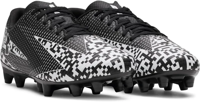 Under Armour Unisex Shadow Select 3 FG (004) Black/White/White – Durable synthetic leather upper is soft & provides