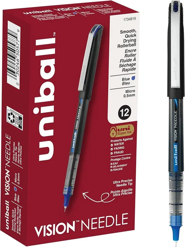 uni-ball Uniball Vision Needle Rollerball Pens