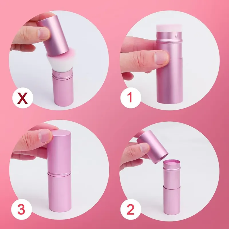 UNIMEIX Makeup Brush Sunscreen Applicator Brush Retractable – product photo 7 of 7