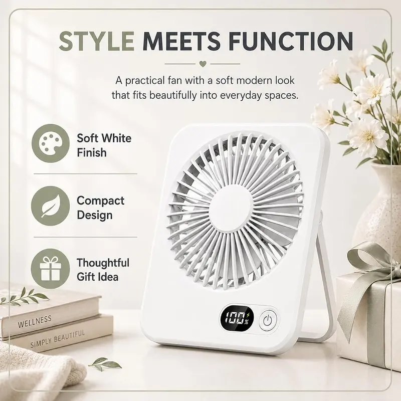Untisu Personal Portable Desk Fan – Compact personal desk cooling fan