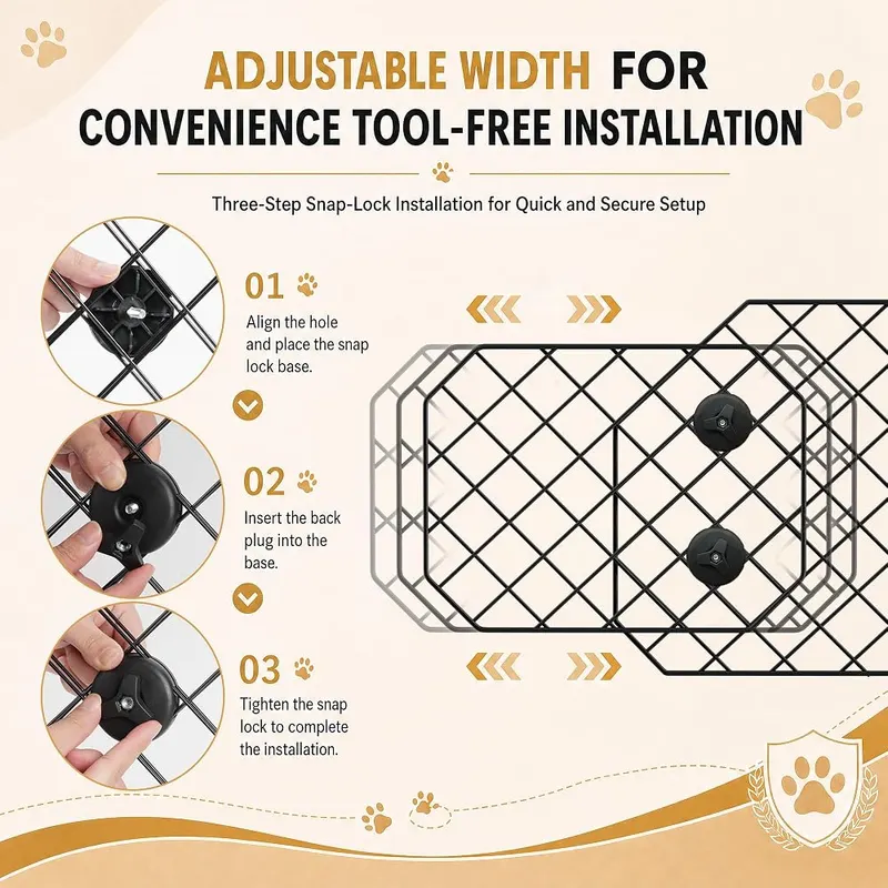 Urban Deco Dog Car Barrier – Adjustable width for most vehicles