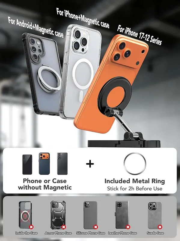 USKEYVISION Magnetic Phone Mount Holder – product photo 5 of 8