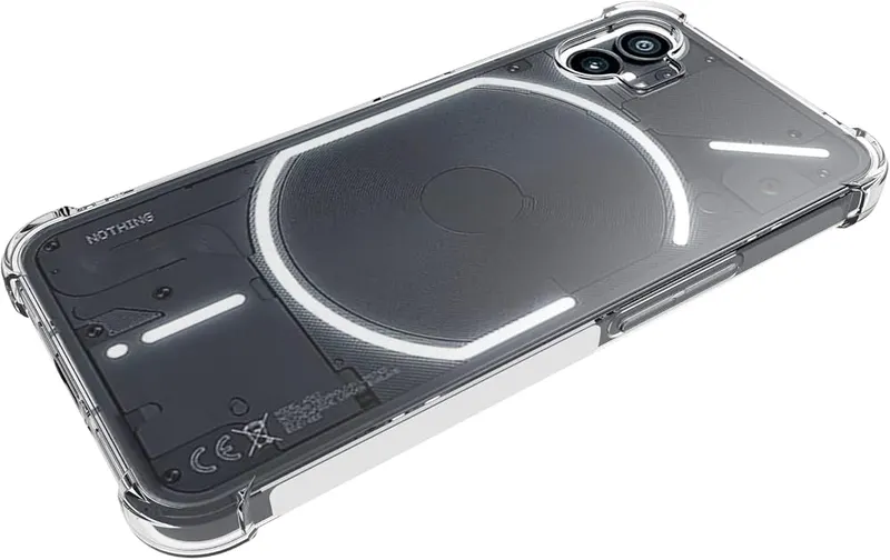 USTIYA Case for Nothing Phone 1 Clear – Made of TPU material High quality flexible thin