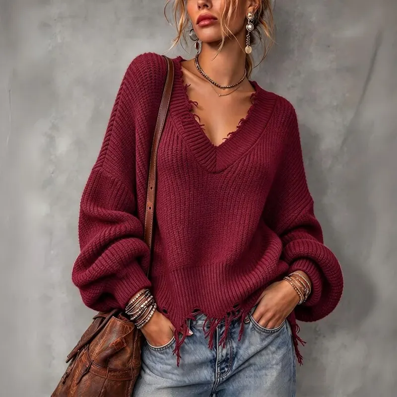 V Neck Sweaters – product photo 2 of 3