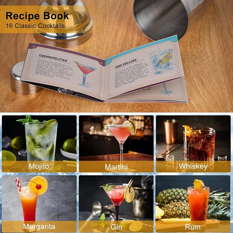 Vabaso 20PCS Bartender Kit – Gift ready bar set