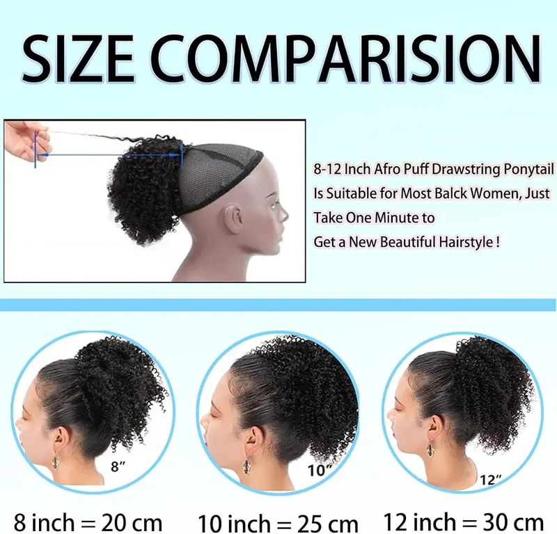 VADES Drawstring Ponytail Extension Human Hair – product photo 5 of 6