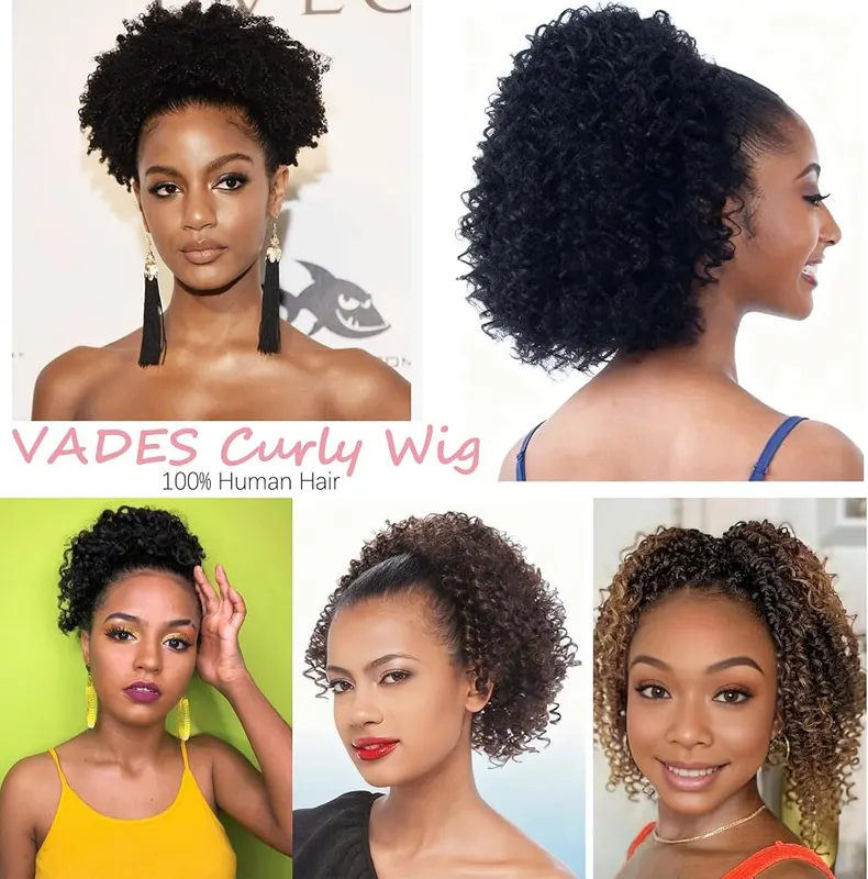 VADES Drawstring Ponytail Extension Human Hair – product photo 6 of 6