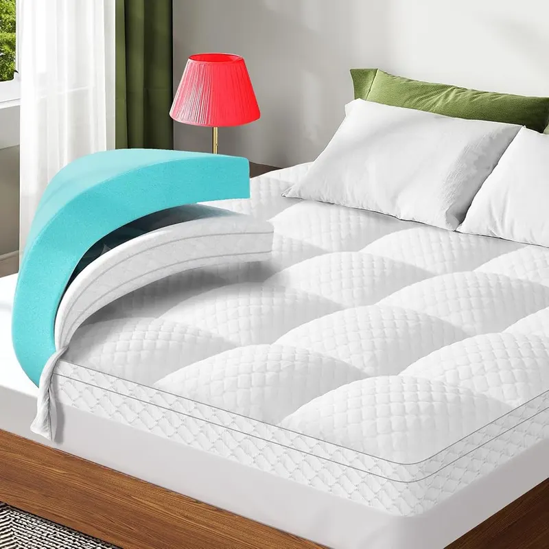 VALUXE Dual Layer 3 Inch Memory Foam in White