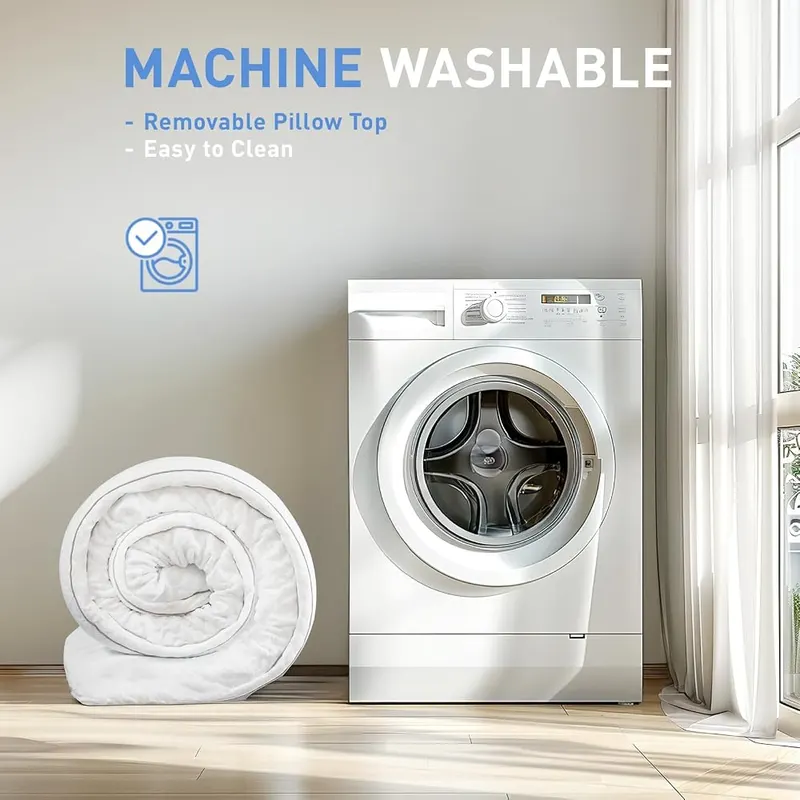 VALUXE Dual Layer 3 Inch Memory Foam – Machine-washable removable pad