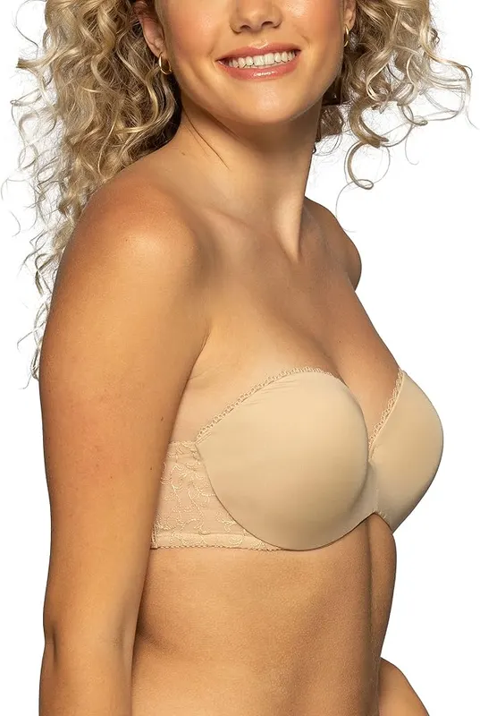 Vanity Fair Women’s Gel Touch Strapless Push Up – Optional clear straps convert 5 ways