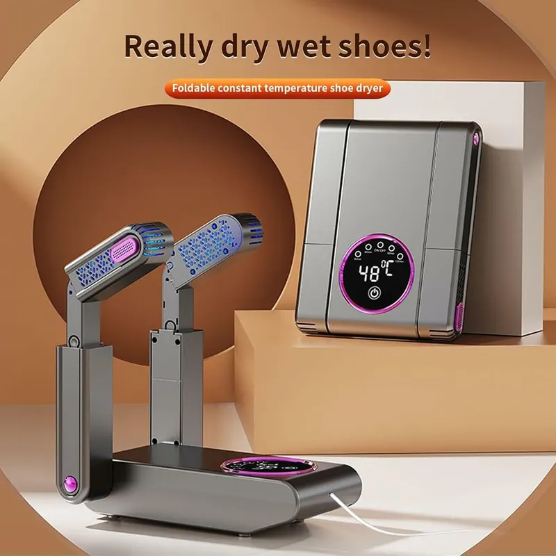 VANTREEGAO Telescopic Shoe Dryer – Smart touch control panel