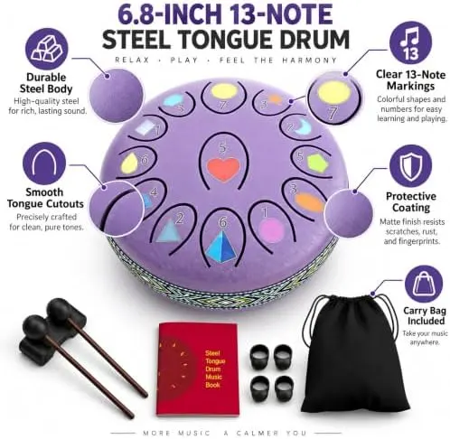 Vazyro Rain Drum – Thirteen notes, easy to play