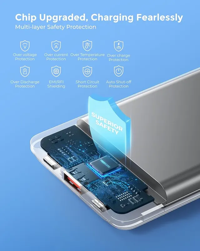 VEEKTOMX 10000mAh Mini Power Bank – product photo 7 of 9