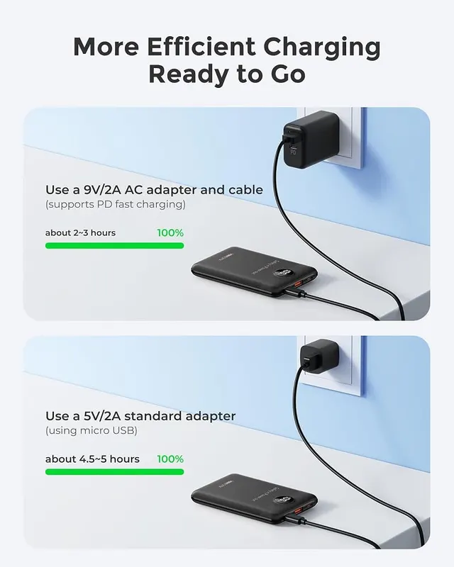 VEEKTOMX 10000mAh Mini Power Bank – product photo 9 of 9