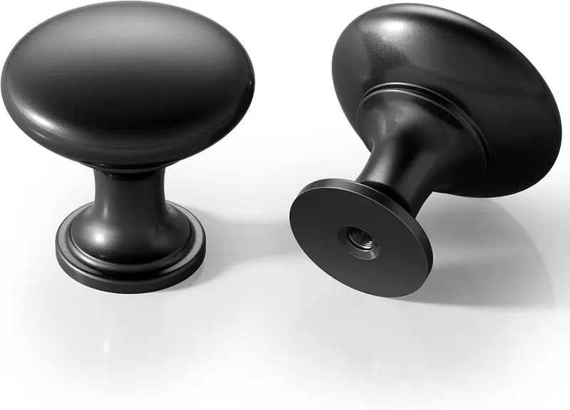 Veise 5 Pack 1-1/6 Inch Matte Black in Matte Black
