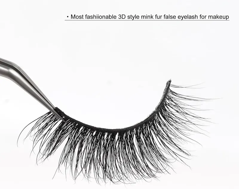 Veleasha Lashes 100% Real Mink 3D Luxurious – Full lash volume effect