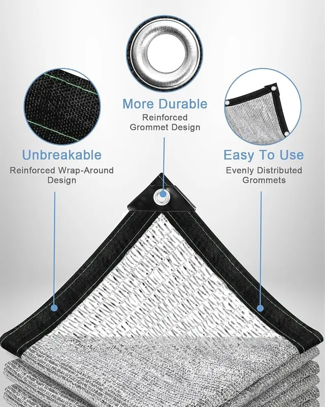 vensovo 30% Reflective Aluminet Shade Cloth – Temperature Control