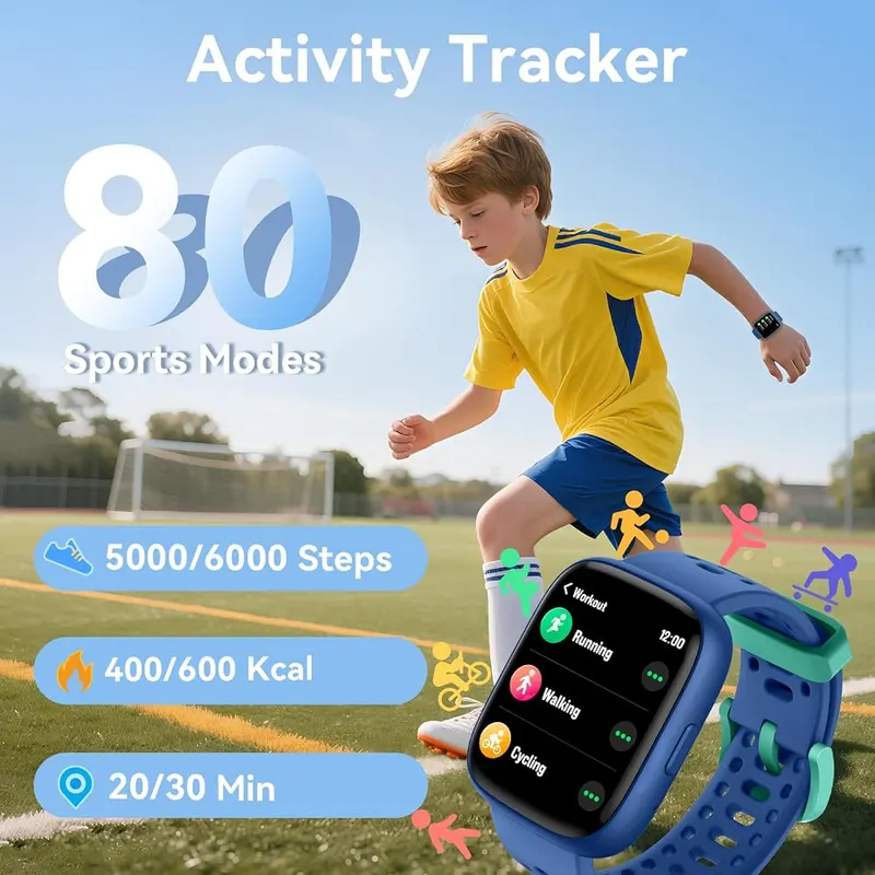 VERFIT Kids Smart Watch – 24/7 Activity Tracking