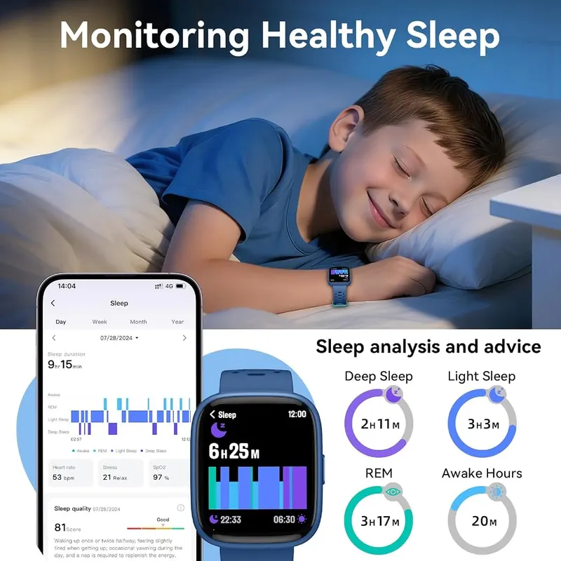 VERFIT Kids Smart Watch – Without/With APP