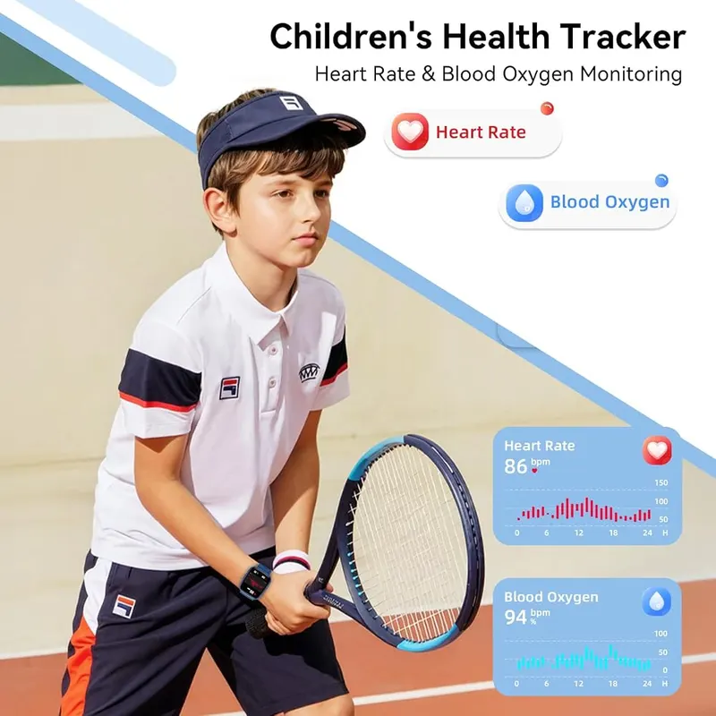 VERFIT Kids Smart Watch – 1.83-inch HD Touchscreen and Customizable Watch Faces