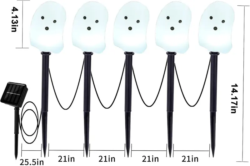 VERNILLA Halloween Solar Lights – product photo 7 of 8