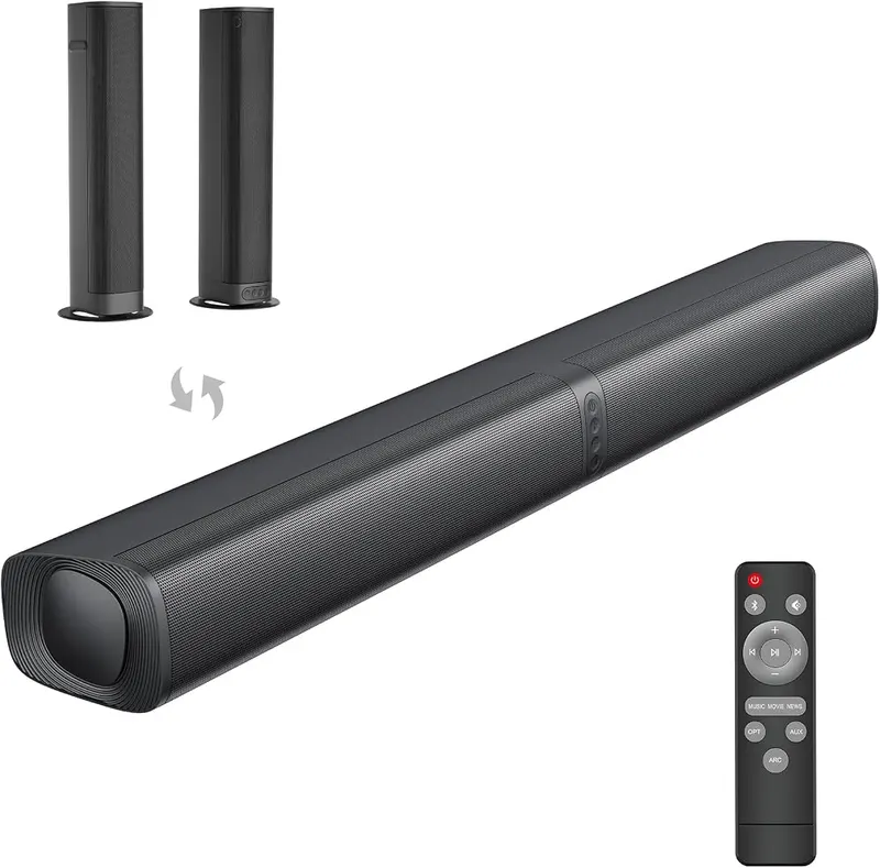 vibeadio Sound Bar in Jet Black