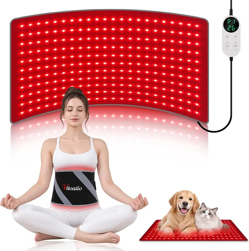 Viioaiio Red Light Therapy Mat in Black