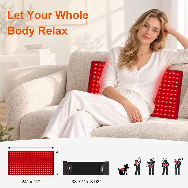 Viioaiio Red Light Therapy Mat – Two hundred forty-two LED chips