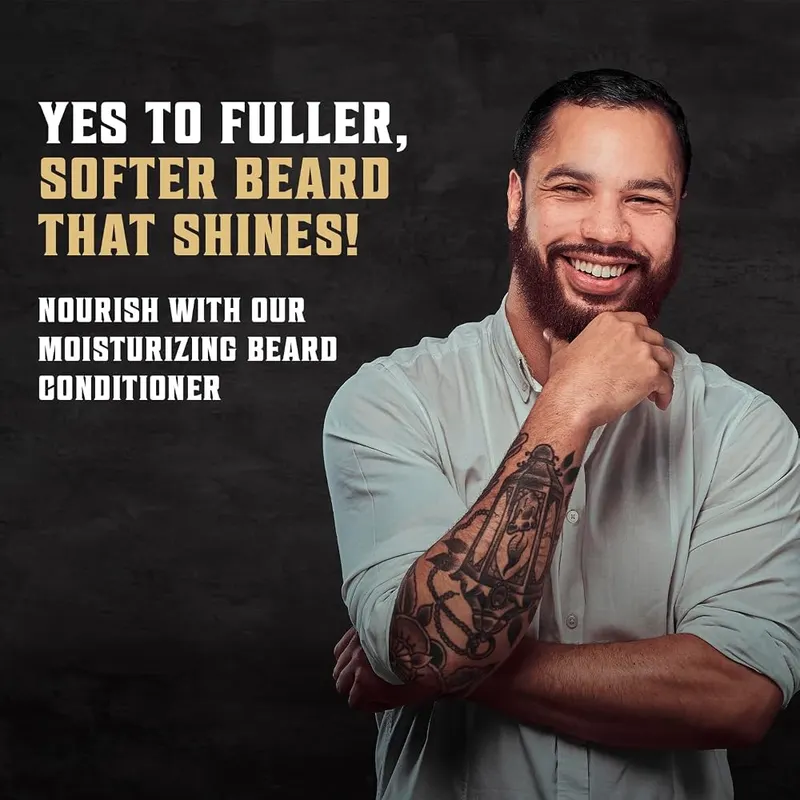Viking Revolution Beard Wash & Conditioner Set – Made with argan and jojoba oils