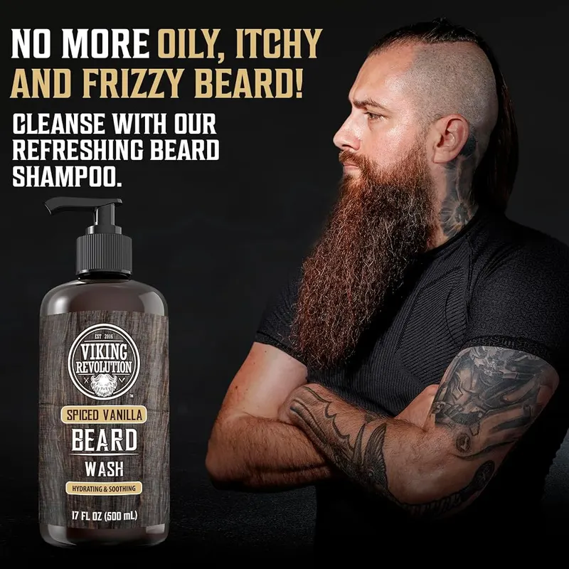 Viking Revolution Beard Wash & Conditioner Set – Brand satisfaction promise
